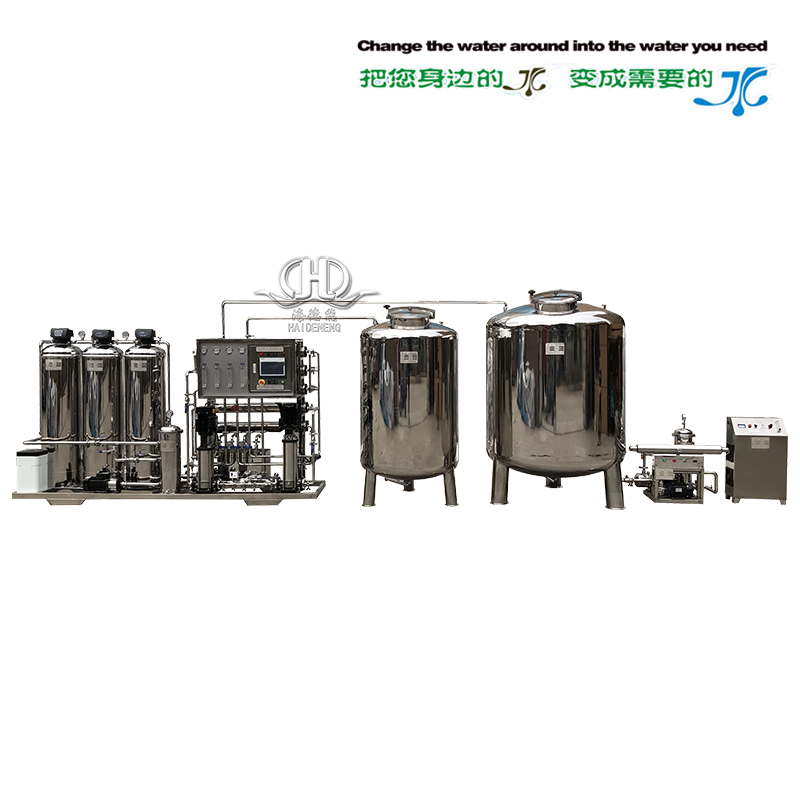 HDNRO-Model 500 secondary reverse osmosis water purification equipment with softening