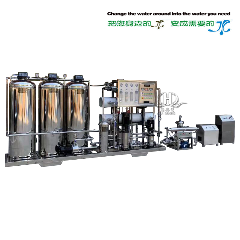 HDNRO-Model 500 two-stage plus 2000 one-stage reverse osmosis purified water equipment