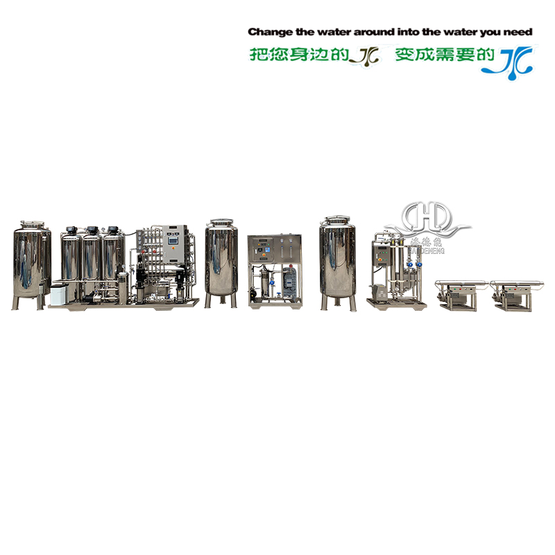 HDNRO-500 with softening two stage reverse osmosis +EDI super pure deionized water equipment