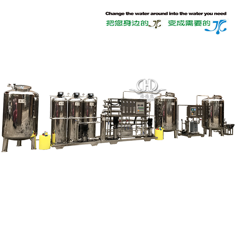 HDNRO-1000 type belt softening secondary reverse osmosis +EDI ultra pure ion removal equipment