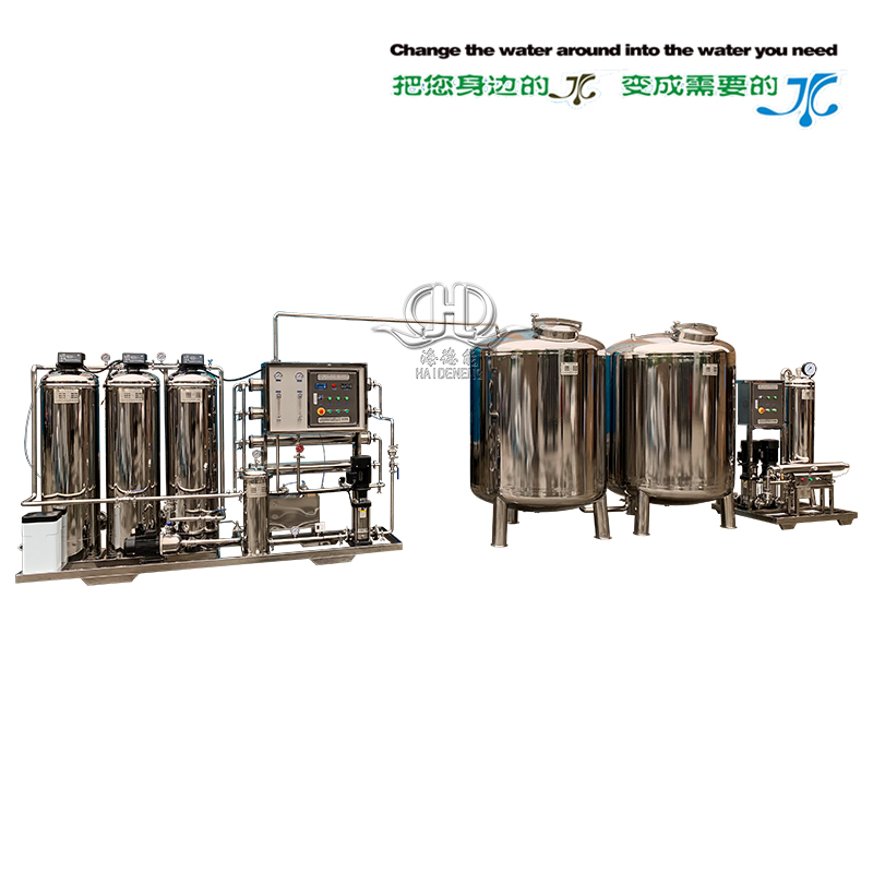 Hdnro-1000 direct drinking water equipment with softened reverse osmosis (with 2T water tank)