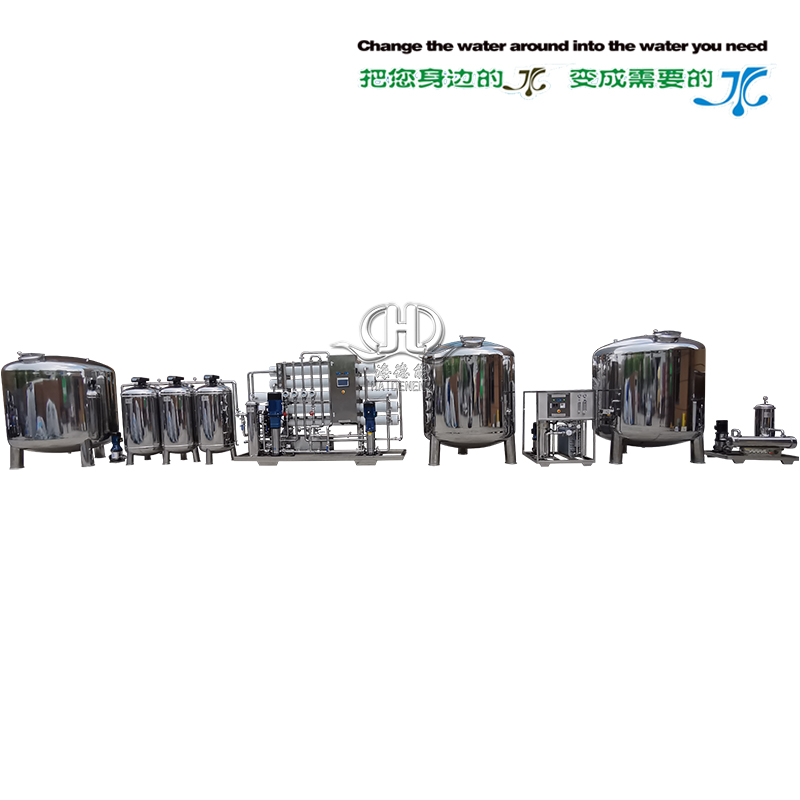 Hdnro-5000 belt Softening secondary reverse osmosis +EDI Ultra-pure DEionized Water System (high configuration)