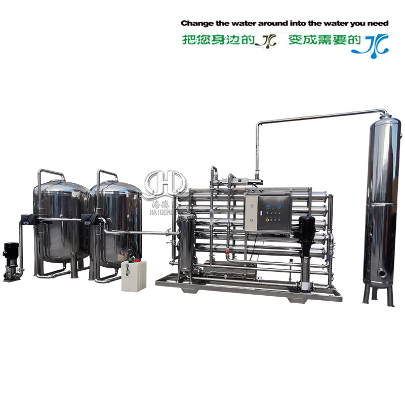Hdnro-15000 automatic reverse osmosis pure water system (with stainless steel membrane shell of ozone mixing tower)