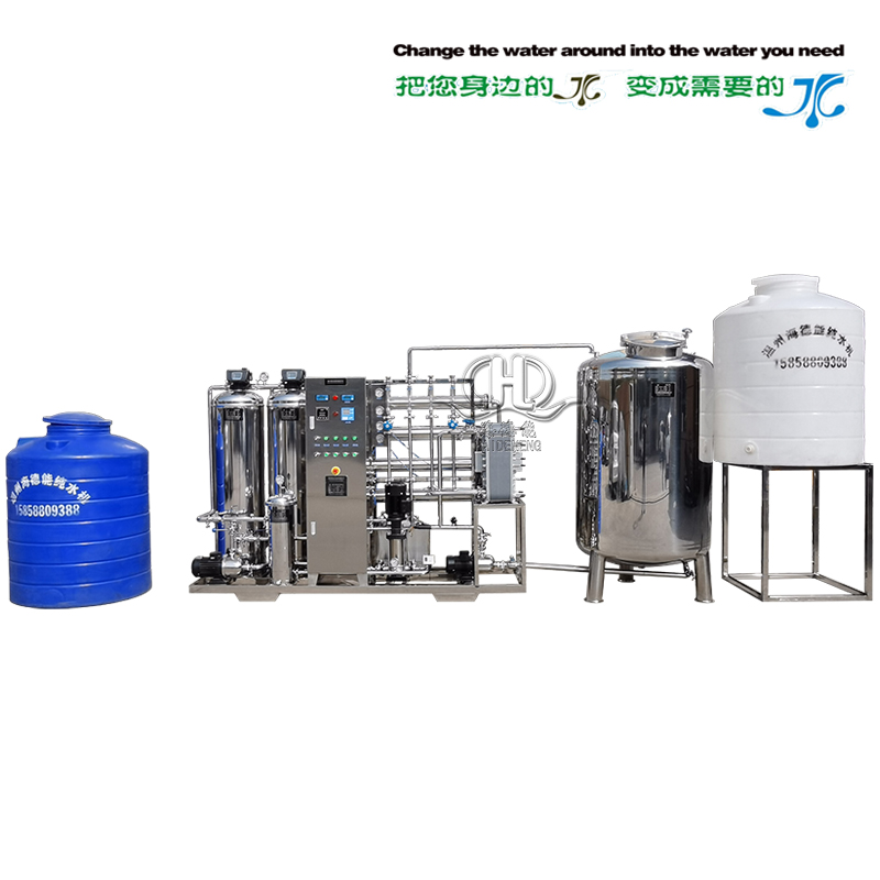 Hdnro-1000 automatic reverse osmosis +EDI ultra-pure deionized water system