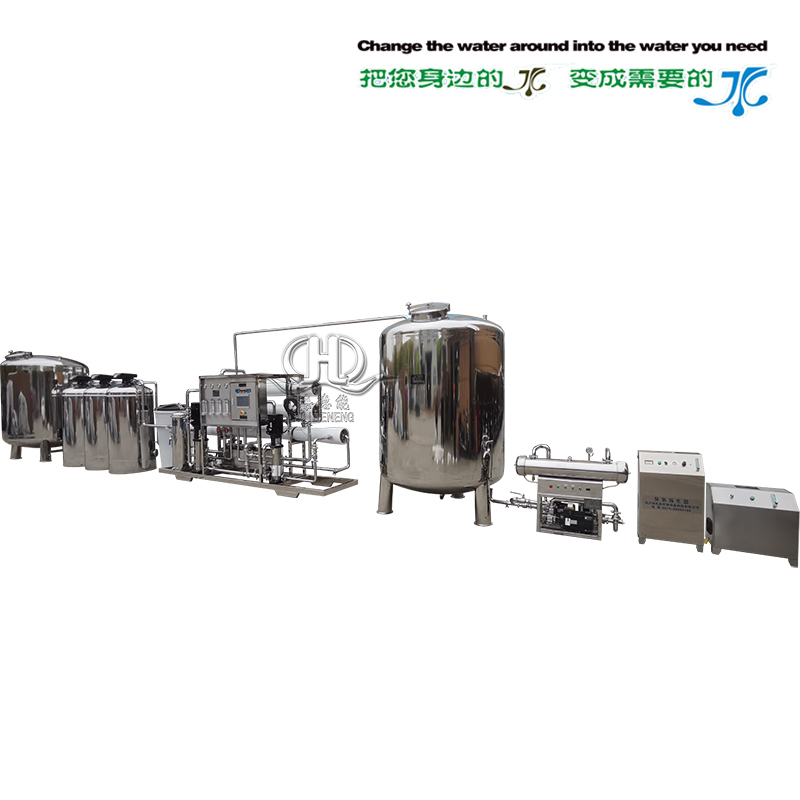 HDNRO-3000型全自动二级反渗透纯化水系统带紫外线臭氧灭菌器(人机界面)